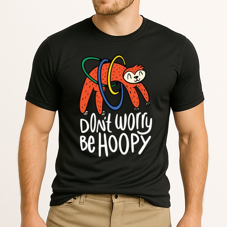Don't Worry Be Hoopy Sloth Performance Shirt
