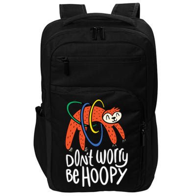 Don't Worry Be Hoopy Sloth Impact Tech Backpack