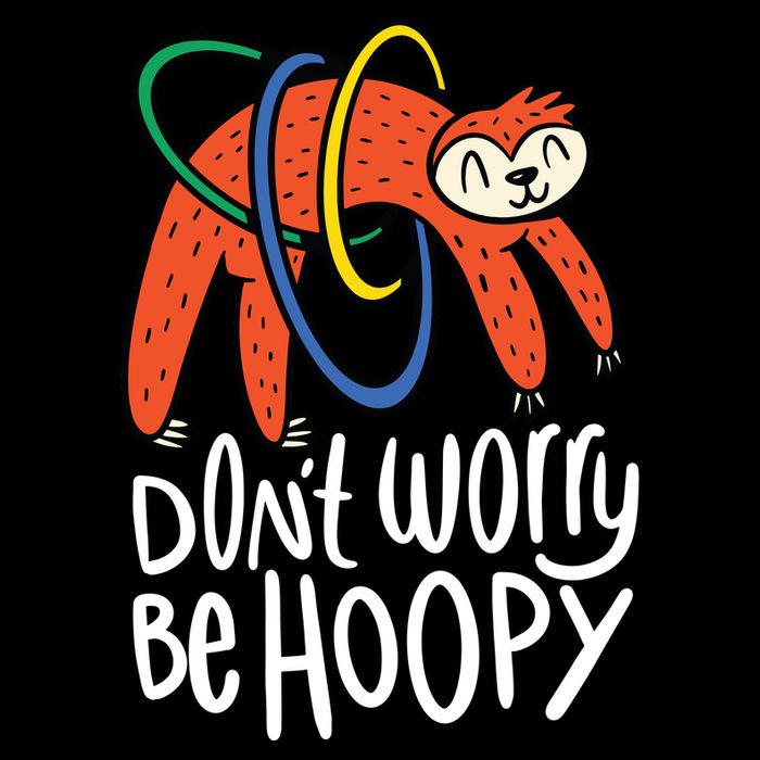 Don't Worry Be Hoopy Sloth Flatbill Hat