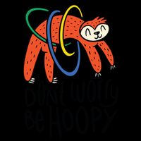 Don't Worry Be Hoopy Sloth 16oz Travel Tumbler