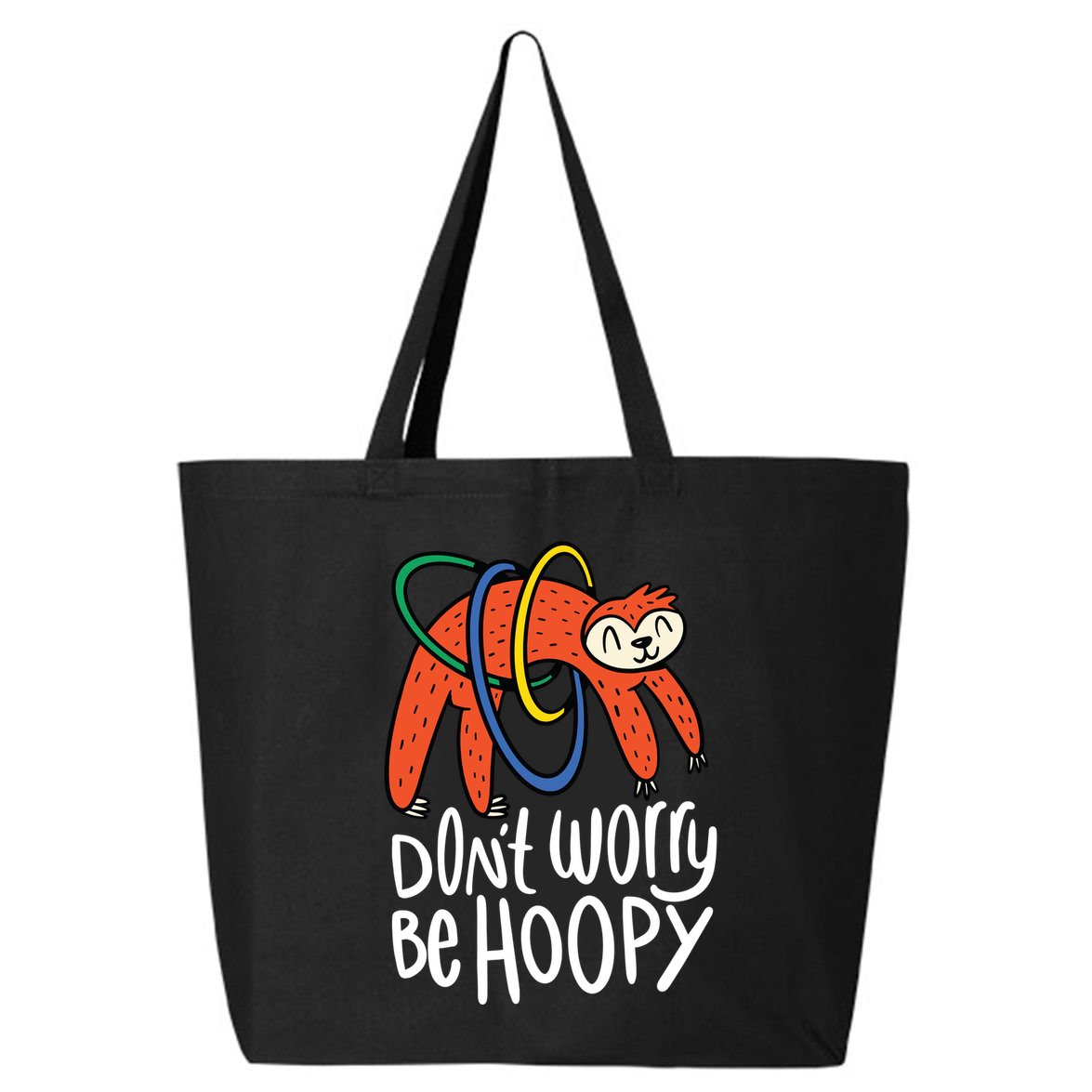Don't Worry Be Hoopy Sloth 25L Jumbo Tote