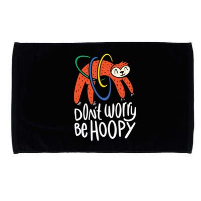 Don't Worry Be Hoopy Sloth Microfiber Hand Towel