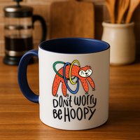 Don't Worry Be Hoopy Sloth Mug