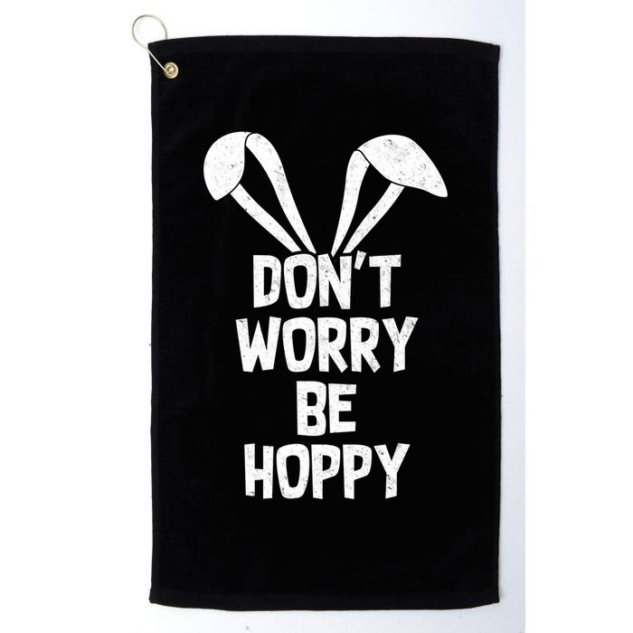 Don't Worry Be Hoppy Golf Towel