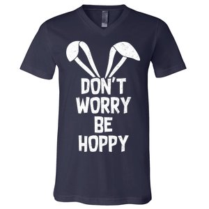 Don't Worry Be Hoppy V-Neck T-Shirt