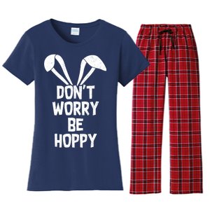 Don't Worry Be Hoppy Women's Flannel Pajama Set