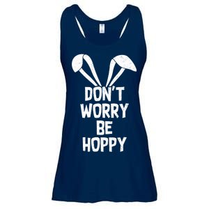 Don't Worry Be Hoppy Ladies Essential Flowy Tank