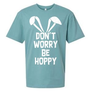 Don't Worry Be Hoppy Sueded Cloud Jersey T-Shirt