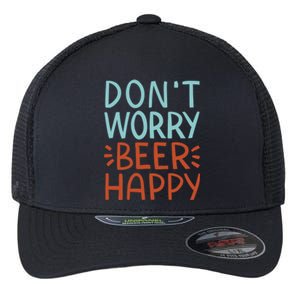 Don't Worry Beer Happy Flexfit Unipanel Trucker Cap