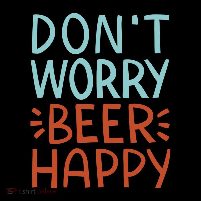 Don't Worry Beer Happy Zip Tote Bag