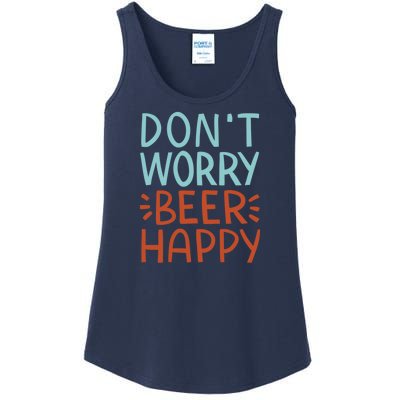 Don't Worry Beer Happy Ladies Essential Tank