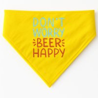 Don't Worry Beer Happy USA-Made Doggie Bandana