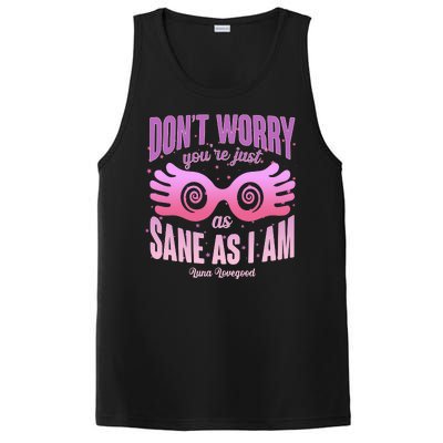 Don't Worry You're Just As Sane As I Am Luna Lovegood PosiCharge Competitor Tank