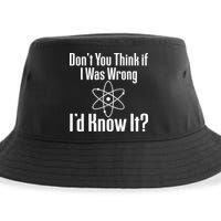 Don't You Think That If I Was Wrong I'd Know It? Sustainable Bucket Hat