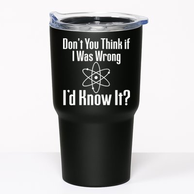 Don't You Think That If I Was Wrong I'd Know It? Tumbler