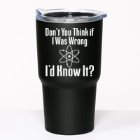 Don't You Think That If I Was Wrong I'd Know It? Tumbler