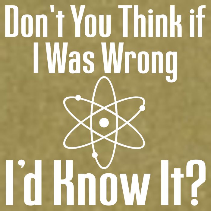 Don't You Think That If I Was Wrong I'd Know It? Garment-Dyed Women's Muscle Tee
