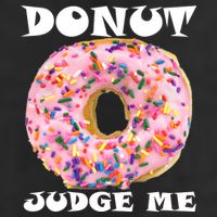 Donut Judge Me 7 Panel Mesh Trucker Snapback Hat