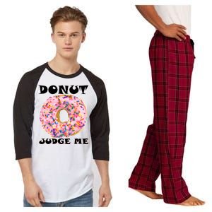 Donut Judge Me Raglan Sleeve Pajama Set