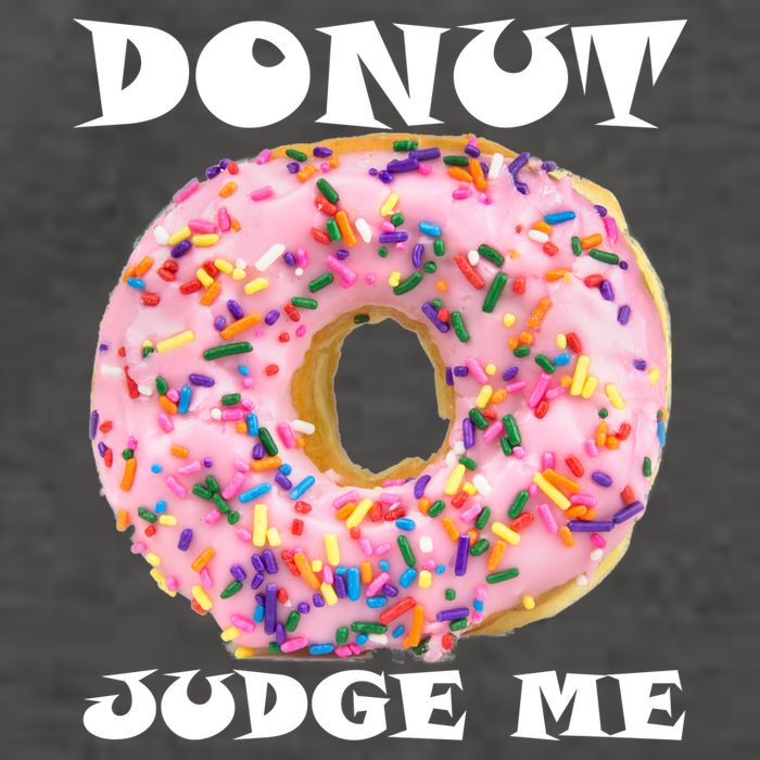 Donut Judge Me Vector Backpack