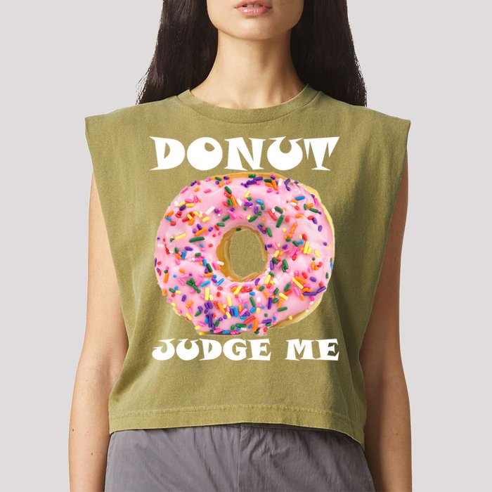 Donut Judge Me Garment-Dyed Women's Muscle Tee