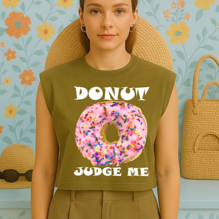 Donut Judge Me Garment-Dyed Women's Muscle Tee