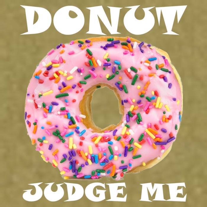 Donut Judge Me Garment-Dyed Women's Muscle Tee