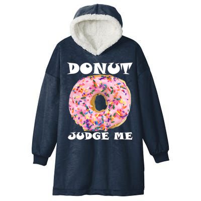 Donut Judge Me Hooded Wearable Blanket