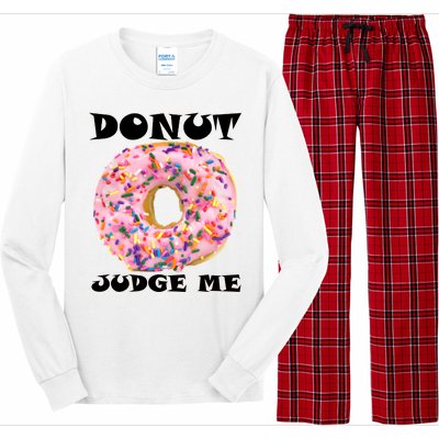 Donut Judge Me Long Sleeve Pajama Set