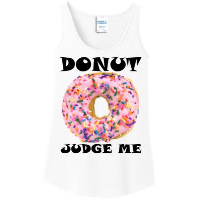 Donut Judge Me Ladies Essential Tank