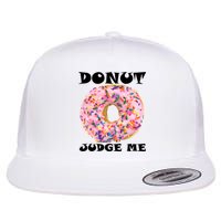 Donut Judge Me Flat Bill Trucker Hat