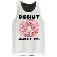 Donut Judge Me Mesh Reversible Basketball Jersey Tank