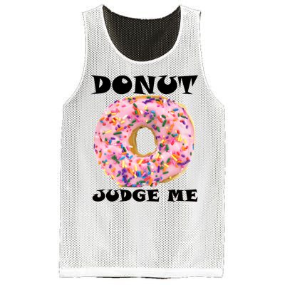 Donut Judge Me Mesh Reversible Basketball Jersey Tank