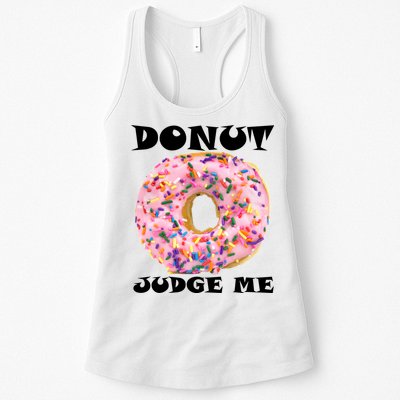 Donut Judge Me Womens Tank Top