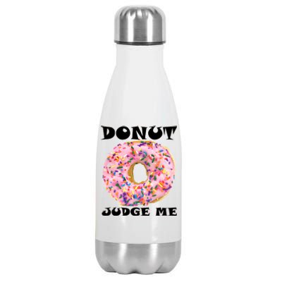 Donut Judge Me Stainless Steel Insulated Water Bottle