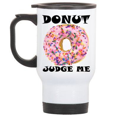 Donut Judge Me Stainless Steel Travel Mug