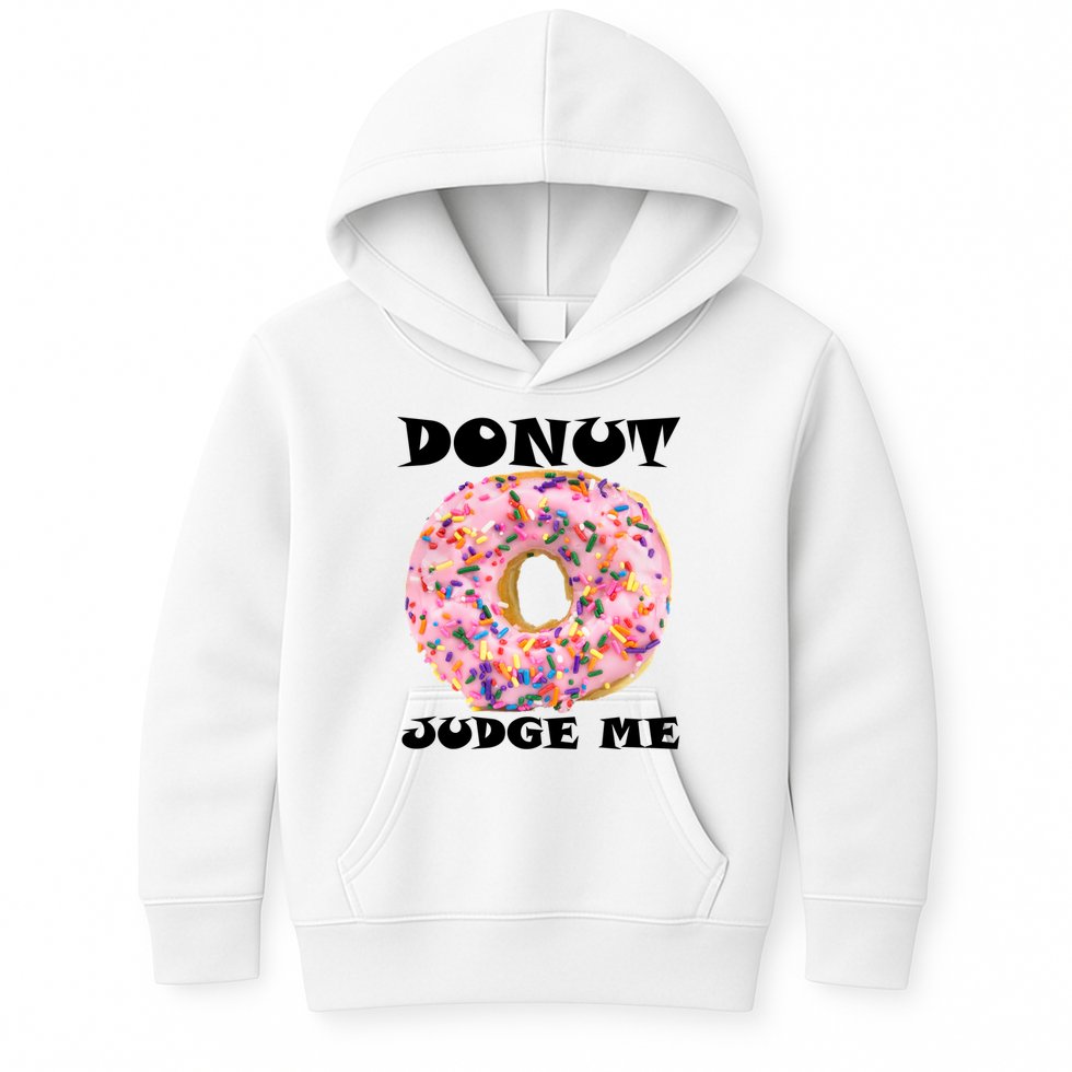 Donut Judge Me Kids Hoodie