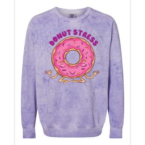 Donut Stress Colorblast Crewneck Sweatshirt