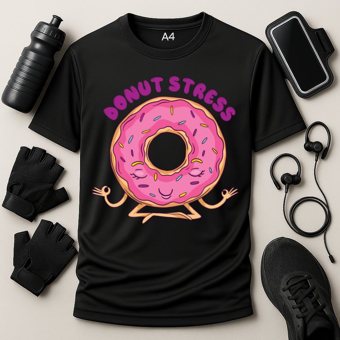 Donut Stress Cooling Performance Crew T-Shirt
