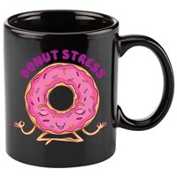 Donut Stress 11oz C Handle Ceramic Mug