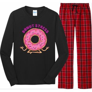 Donut Stress Long Sleeve Pajama Set