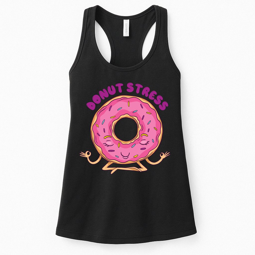 Donut Stress Womens Tank Top