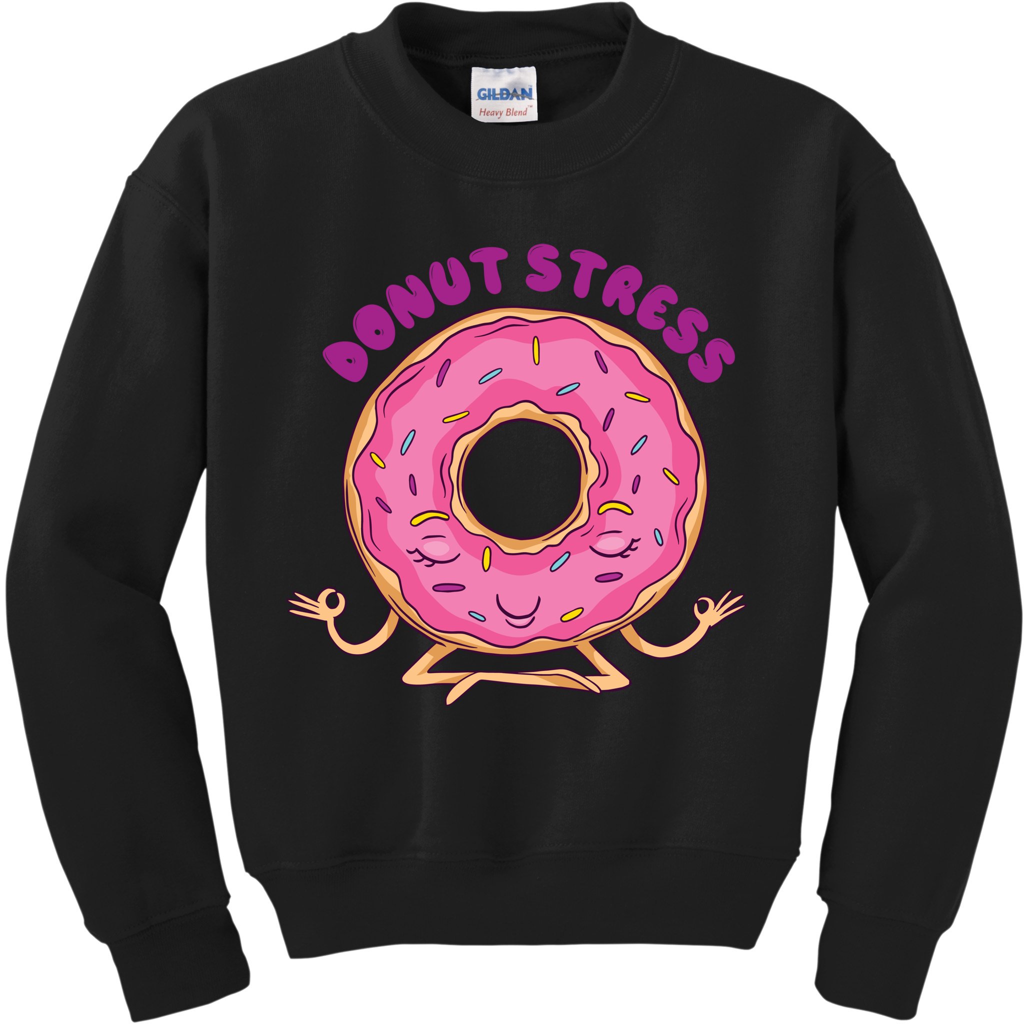 Donut Stress Kids Sweatshirt