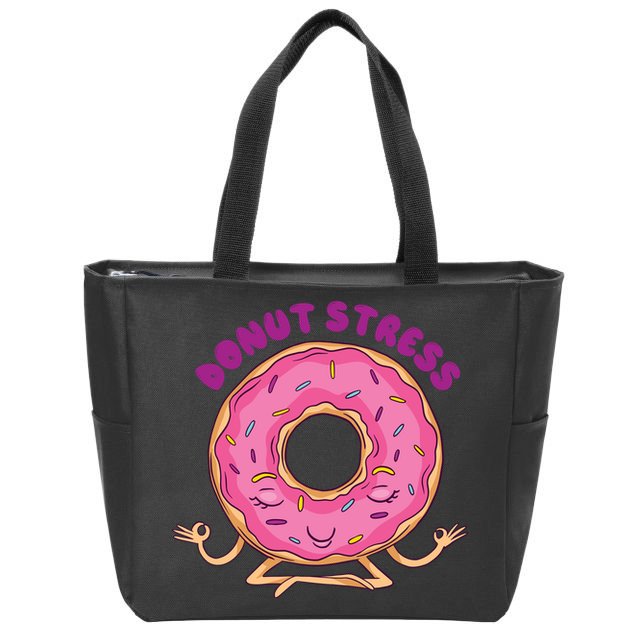 Donut Stress Zip Tote Bag