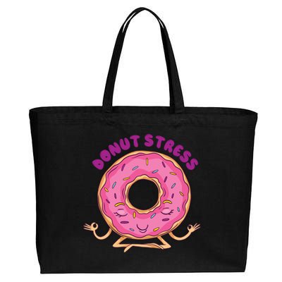 Donut Stress Cotton Canvas Jumbo Tote