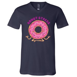 Donut Stress V-Neck T-Shirt