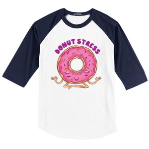 Donut Stress Baseball Sleeve Shirt