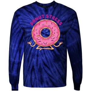 Donut Stress Tie-Dye Long Sleeve Shirt