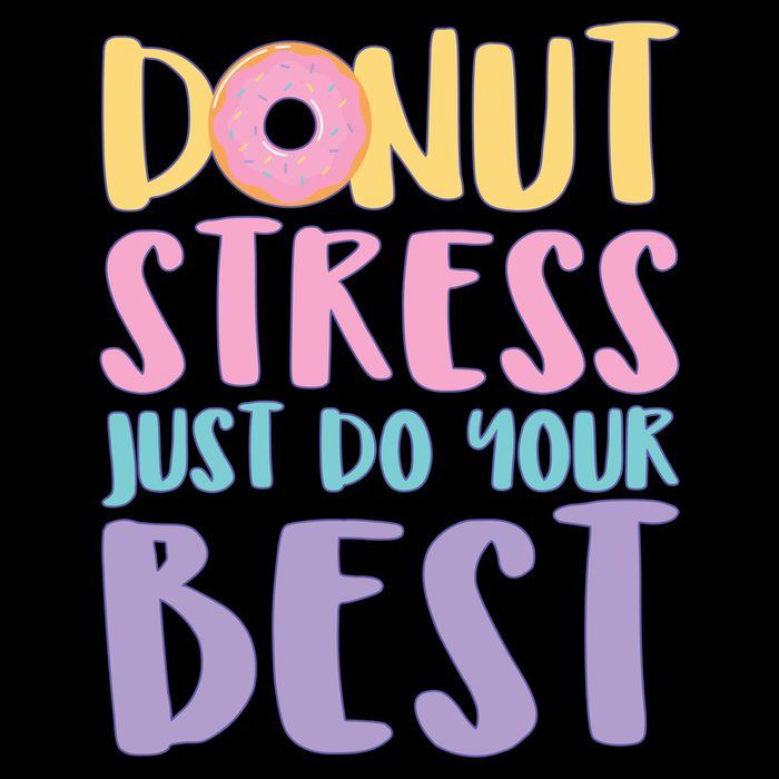 Donut Stress Just Do Your Best Impact Tech Backpack
