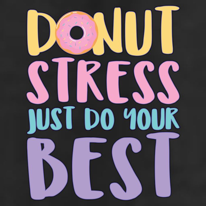 Donut Stress Just Do Your Best Hat